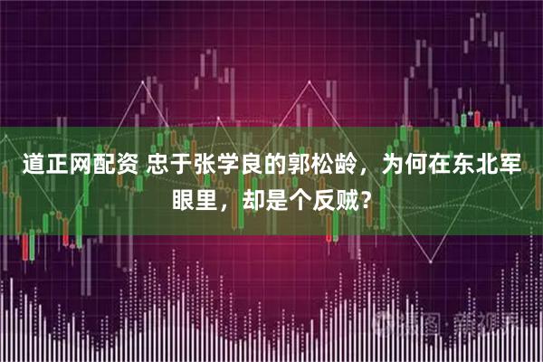 道正网配资 忠于张学良的郭松龄，为何在东北军眼里，却是个反贼？